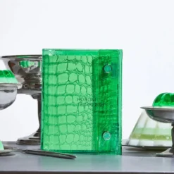 Hobonichi 2027 A6 Planner Cover: beautiful people - Nothing to Hide (Green)