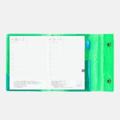 Hobonichi 2027 A6 Planner Cover: beautiful people - Nothing to Hide (Green)