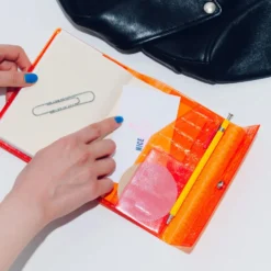 Hobonichi 2026 A6 Planner Cover: beautiful people - Nothing to Hide (Orange)