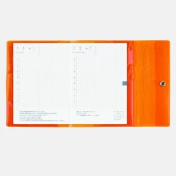 Hobonichi 2026 A6 Planner Cover: beautiful people - Nothing to Hide (Orange)