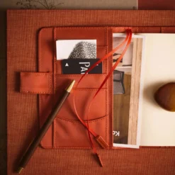 Hobonichi 2027 A6 Planner Cover: Colors - Bordeaux Teracotta
