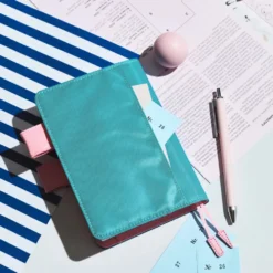 Hobonichi 2027 A6 Planner Cover: Colors - Blue Parasol