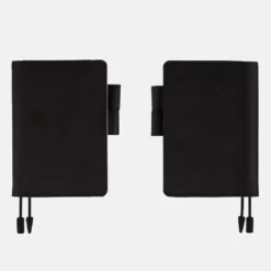 Hobonichi A6 Planner Cover: Colors - Black x Clear Blue