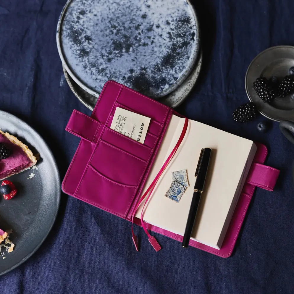 Hobonichi 2026 A6 Planner Cover: Colors - Mystic Berry