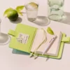 Hobonichi 2026 A6 Planner Cover: Colors - Aqua Lime