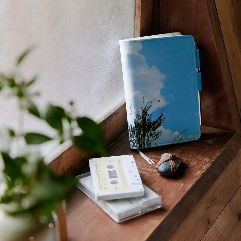Hobonichi 2026 A6 Planner Cover: Kyohei Sakaguchi - Field Sky