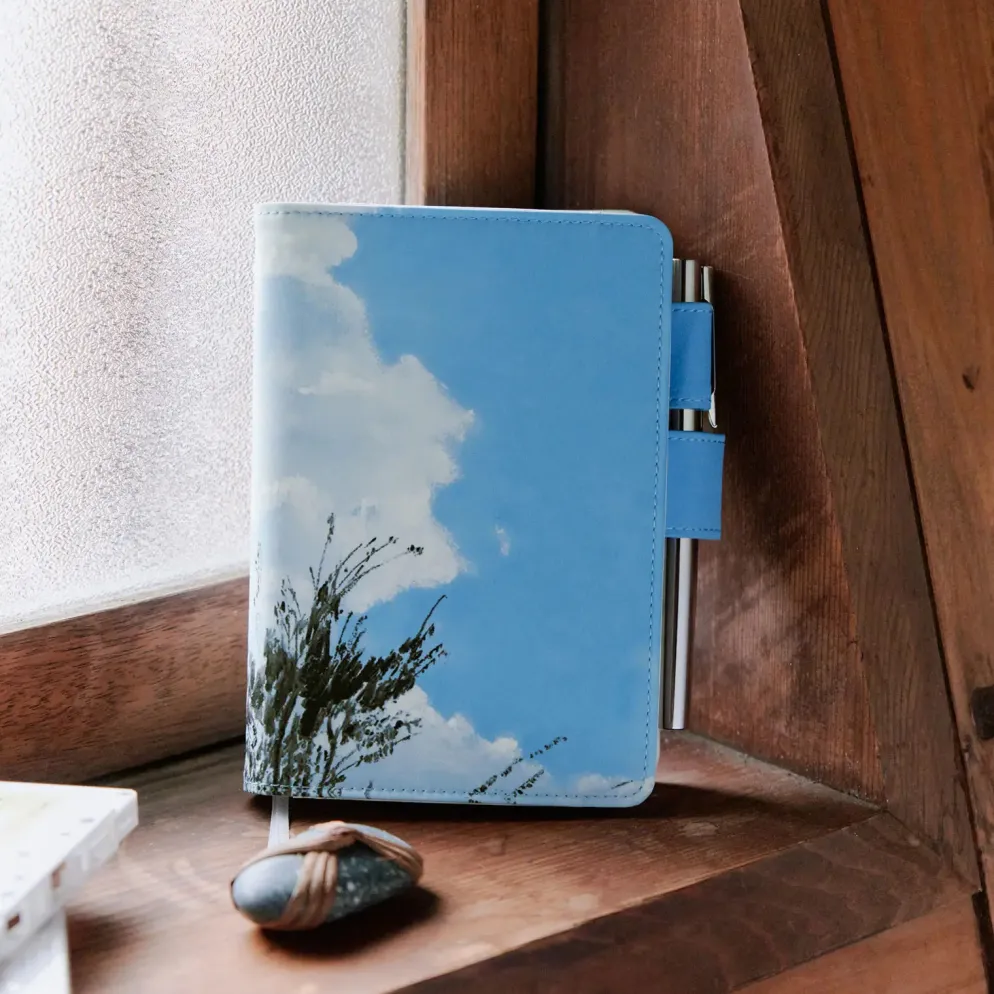 Hobonichi 2026 A6 Planner Cover: Kyohei Sakaguchi - Field Sky