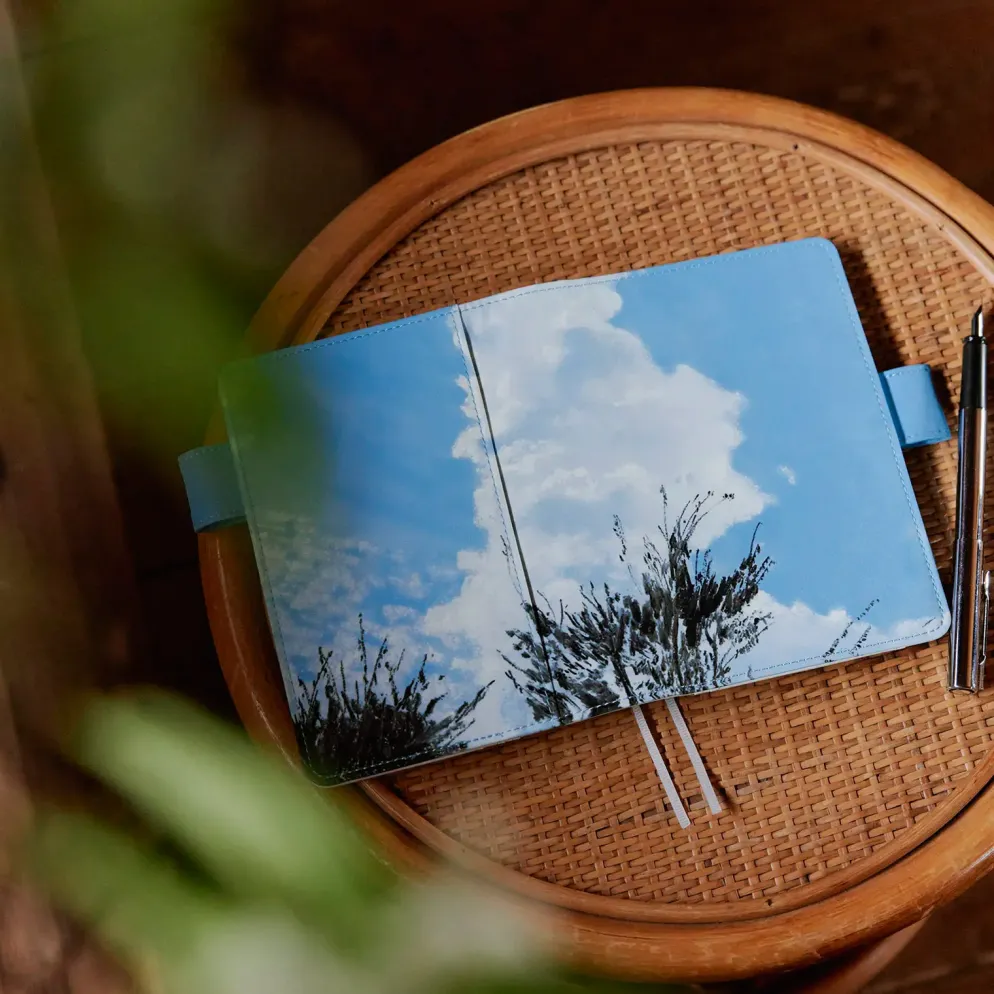 Hobonichi 2026 A6 Planner Cover: Kyohei Sakaguchi - Field Sky
