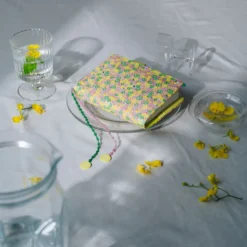 Hobonichi 2026 A6 Planner Cover: minä perhonen - skyful (Yellow)