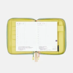 Hobonichi 2027 A6 Planner Cover: minä perhonen - glass flower (Pink Mix)