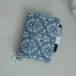 Hobonichi 2027 A6 Planner Cover: minä perhonen - felice (Blue)