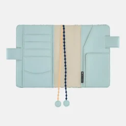 Hobonichi 2027 A6 Planner Cover: minä perhonen - felice (Blue)