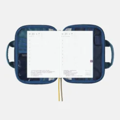 Hobonichi 2027 A6 Planner Cover: POTR - Stride (Peacock Blue)