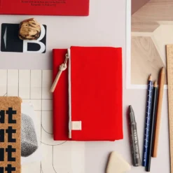 Hobonichi A6 Planner Cover: Tragen - Red