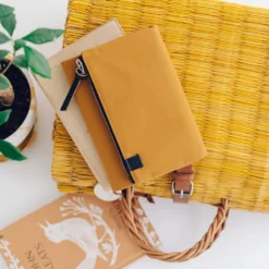 Hobonichi 2026 A6 Planner Cover: Tragen - Mustard