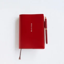 Hobonichi A6 5-Year Techo Leather Cover [Red]