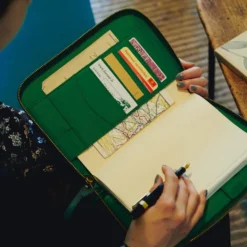 Hobonichi A5 Zipper Planner Cover Single Colour: Velluto