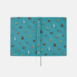 Hobonichi HON A5 2026 Planner: Bow & Tie - In the Forest