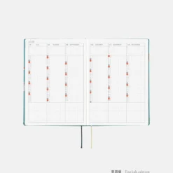 Hobonichi HON A5 2026 Planner: Bow & Tie - In the Forest
