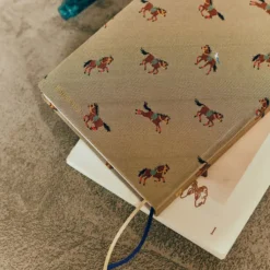 Hobonichi HON A6 2026 Planner: Bow & Tie - Galloping Horses