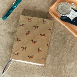 Hobonichi HON A6 2026 Planner: Bow & Tie - Galloping Horses