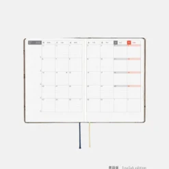 Hobonichi HON A6 2026 Planner: Bow & Tie - Galloping Horses