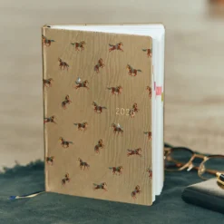 Hobonichi HON A5 2026 Planner: Bow & Tie - Galloping Horses