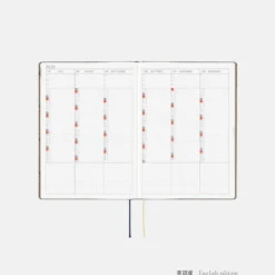 Hobonichi HON A5 2026 Planner: Bow & Tie - Galloping Horses