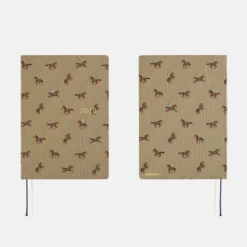 Hobonichi HON A5 2026 Planner: Bow & Tie - Galloping Horses