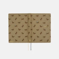 Hobonichi HON A5 2026 Planner: Bow & Tie - Galloping Horses