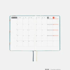 Hobonichi HON A6 2026 Planner: Bow & Tie - In the Forest