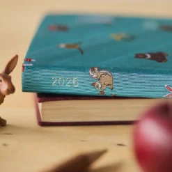Hobonichi HON A6 2026 Planner: Bow & Tie - In the Forest