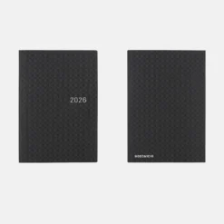 Hobonichi HON A6 2026 Planner: Paper Series - Black Gingham