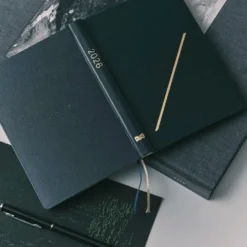 Hobonichi HON A6 2026 Planner: Slash (Navy)