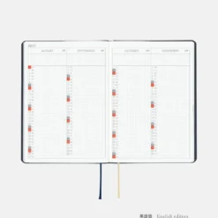 Hobonichi 2027 HON A6: Slash (Navy)