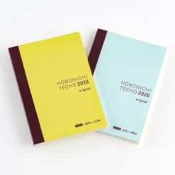Hobonichi 2026 Japanese Original Avec Books [A6/Jan Start/Mon Start/6-Month x 2]