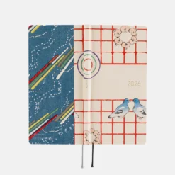 Hobonichi 2026 Spring WEEKS: Unsodo: Bijutsukai (Blue Pigeons) [Japanese/Tall & Slim/Apr Start]