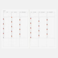 Hobonichi Techo 2027 English Cousin Book [A5 size/Daily/Jan start/Mon start]