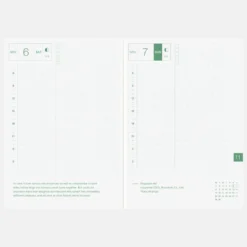 Hobonichi Techo 2027 English Original Book [A6 size/Daily/Jan start/Mon start]