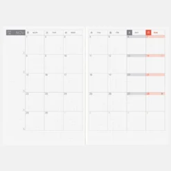 Hobonichi Techo 2027 English Original Book [A6 size/Daily/Jan start/Mon start]