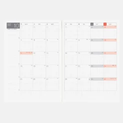 Hobonichi Techo 2027 Japanese Day-Free Book [A5 size/Monthly/Jan start/Mon start]