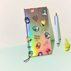 Hobonichi 2026 Weeks: Candy Stripper - Random Dog & Cat (Aurora)