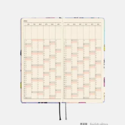 Hobonichi 2026 Weeks: Candy Stripper - Random Dog & Cat (Aurora)