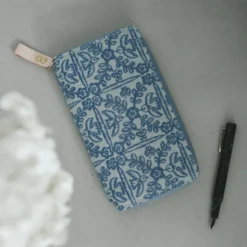 Hobonichi 2027 Weeks Cover: minä perhonen - felice (Blue)