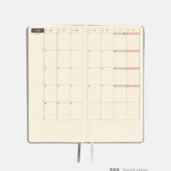Hobonichi 2027 Weeks: Leather - Noble Silver