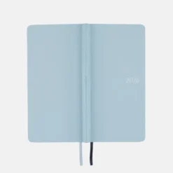 Hobonichi 2026 Weeks: Leather - Snow Blue