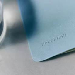 Hobonichi 2026 Weeks: Leather - Snow Blue
