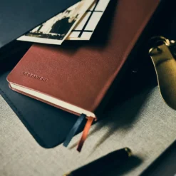 Hobonichi 2026 Weeks: Leather - Wine Brown
