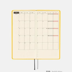 Hobonichi 2026 Weeks Mega: Colors - Full Moon Yellow