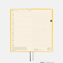 Hobonichi 2026 Weeks Mega: Colors - Full Moon Yellow